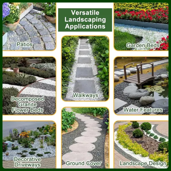 Teexpert 1 Gallon Rock Glue for Landscaping &ndash; Strong Pea Gravel Glue & Stone Glue Mulch Glue for Rock Adhesive Binder Sticky Rock Glue for Outdoor Landscape Walkways, Yards, Patios, Driveways {5}