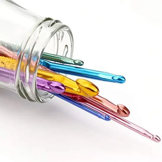 14PCS Aluminum Crochet Hooks {2}