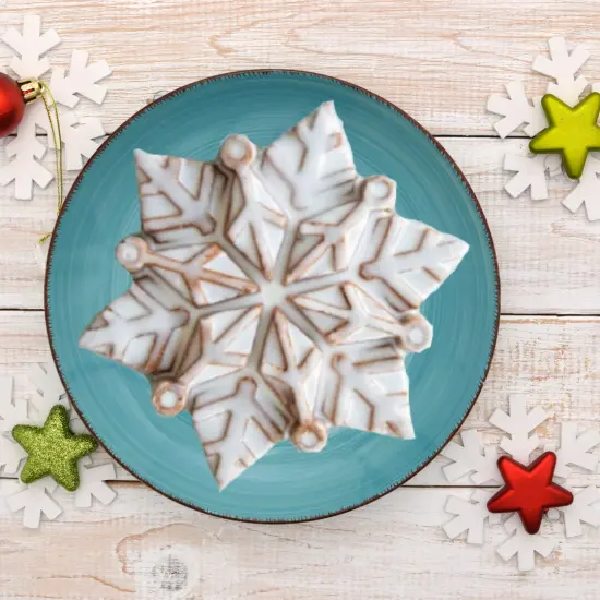 Large Snowflake Silicone Mold {3}