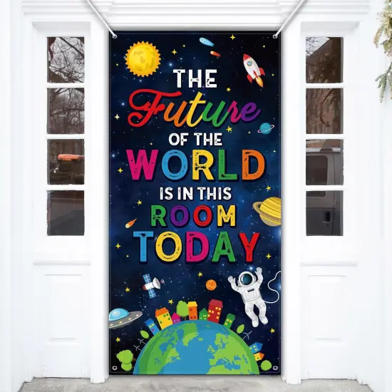 Space Classroom Door Cover Decor {1}