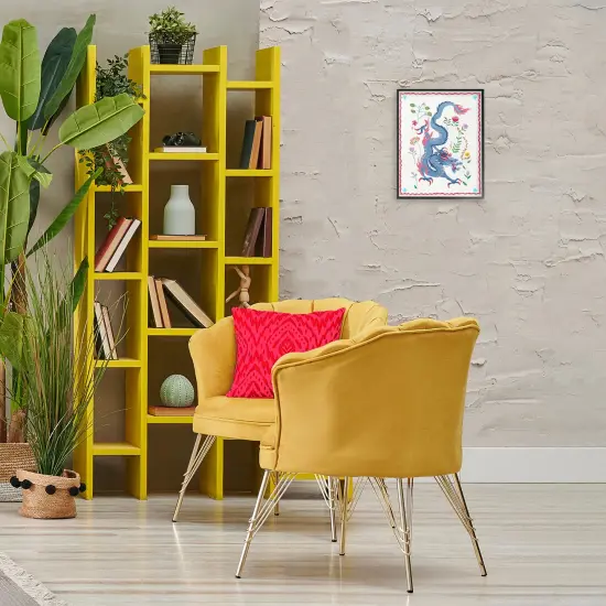 Stupell Industries Cultural Dragon & Plants Framed Giclee Wall Art Design by Melissa Wang {2}