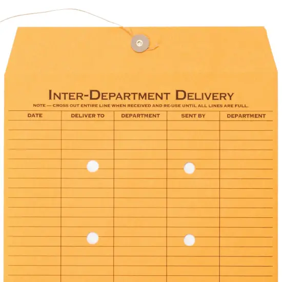 School Smart Interoffice Envelopes, 10 x 13 Inches, Pack of 100 {5}