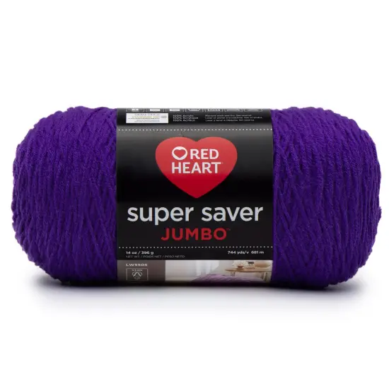 Red Heart Super Saver Yarn 12 Pack-Amethyst {3}