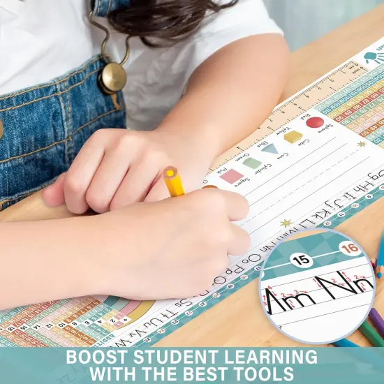 30 Boho Groovy Desk Name Tags for Classroom (14x4) {3}