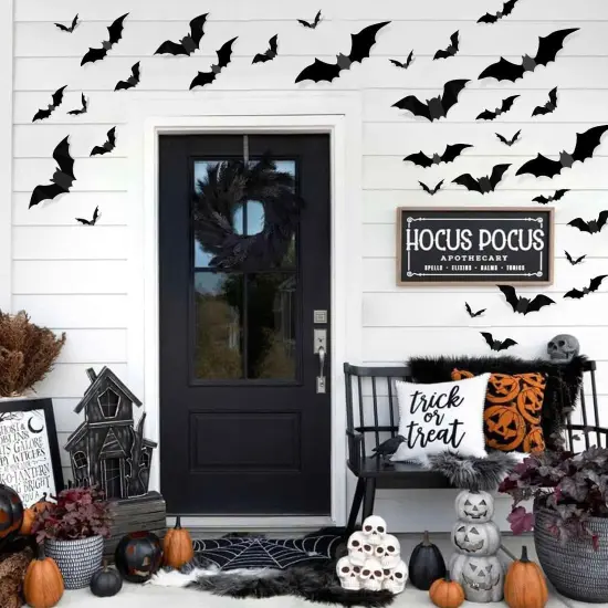 100 Pcs Bats Halloween Decoration {5}