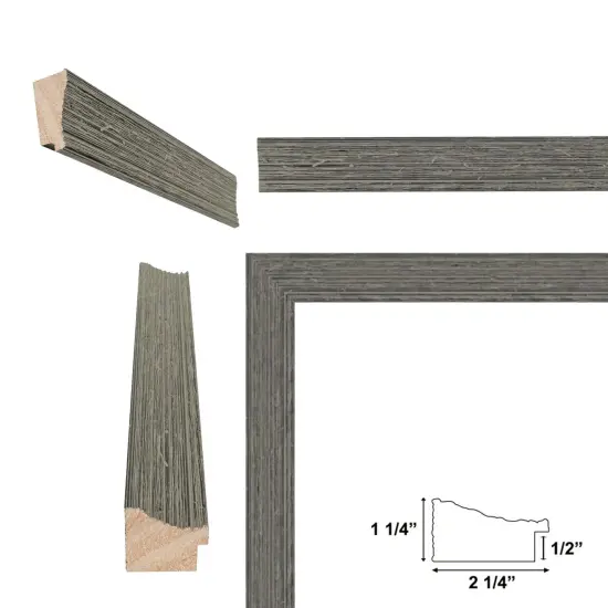 Rustic Wide Wood Ocean Blue Picture Frame 13x17 frame {6}