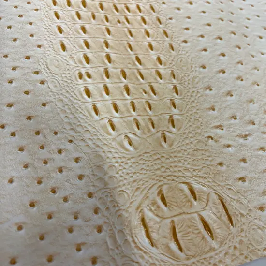 1 Yard Gatorich Faux Leather Vinyl Fabric 54/56" Width Yellow {4}