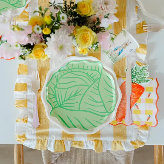 CABBAGE LEAF LARGE PLATES {2}