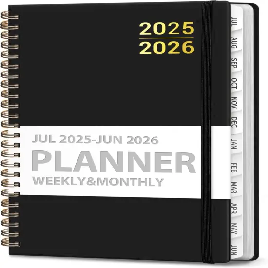 Teacher Planner 2025-2026 (6.3" x 8.5") - Black {1}