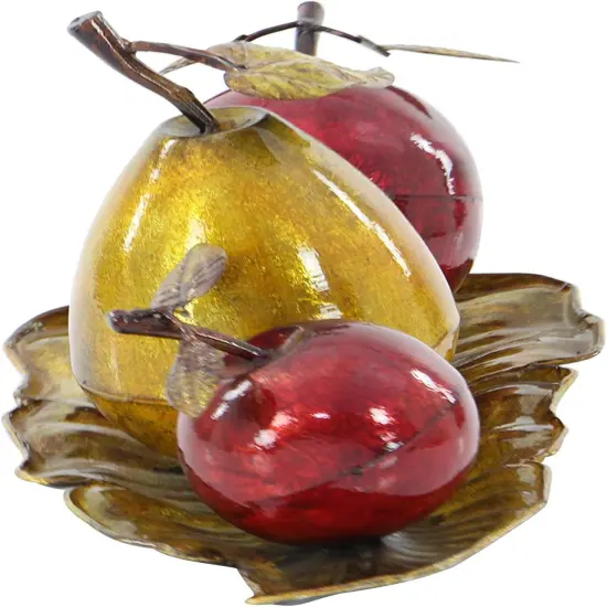 79 Metal Fruit Decorative Sculpture {5}