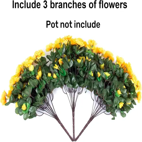 Artificial Fake Flowers Plants for Outdoor {3}