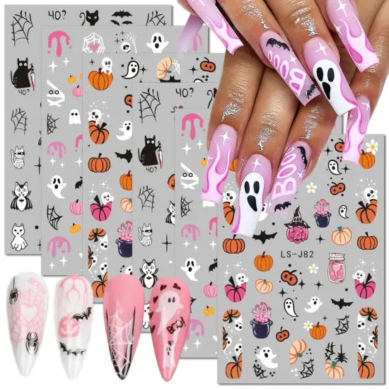 Halloween 3D Nail Stickers {1}