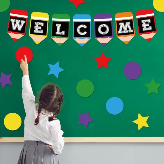 57 Pieces Welcome Bulletin Board Set {3}