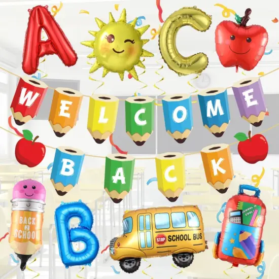 Back to School Party Decorations {3}