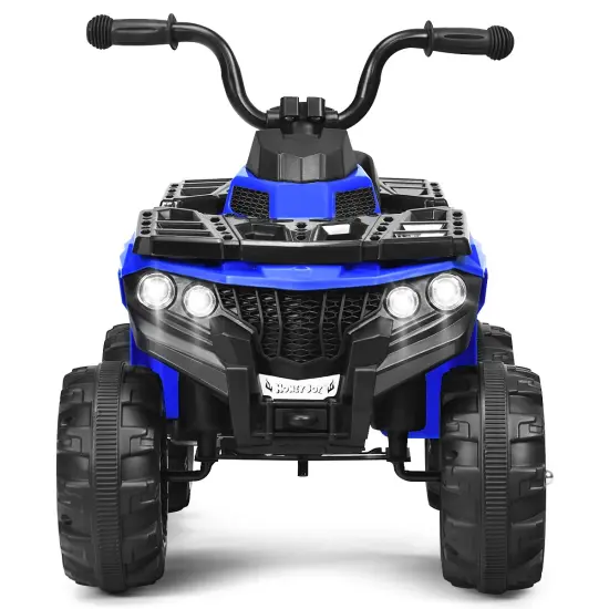 Costway Kids Ride On ATV Quad 4 Wheeler Electric Toy Car 6V Battery Power Led Lights {7}