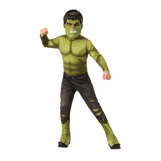 Rubies Boys Muscle Shirt Chest Incredible Hulk Halloween Costume Large 10-12 Green {3}
