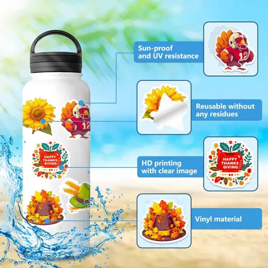 200PCS Thanksgiving Stickers {5}