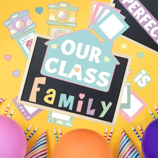 52 Pcs Pastel Pop Classroom Bulletin Decor {4}