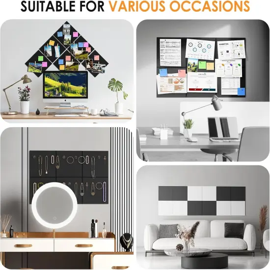 Black Bulletin Board, 6 Pack {4}