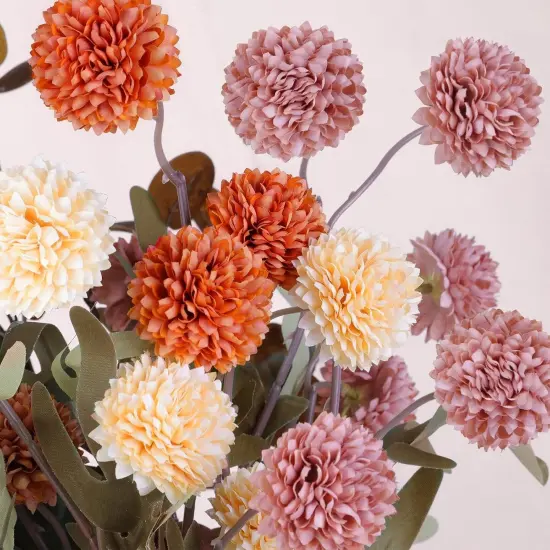 3-Color Faux Kiku Flower {2}