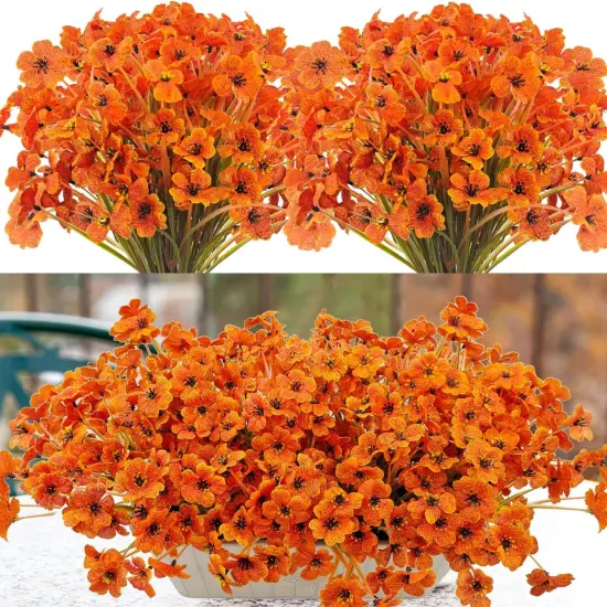 16 Bundles Artificial Fall Flowers {1}