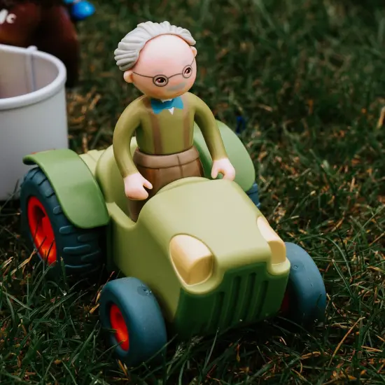 HABA Little Friends Grandpa Kurt - 4.5" Dollhouse Toy Figure Multicolor {5}