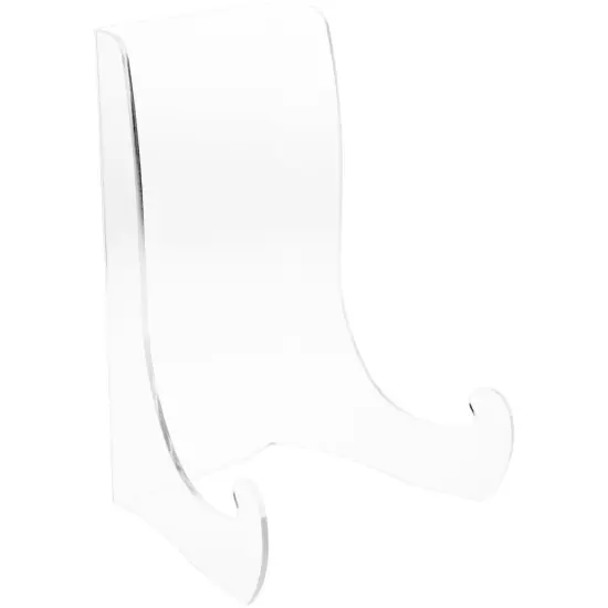 Plymor Clear Acrylic Flat Back Easel With Shallow Support Ledges, 15" H x 10.25" W x 8.75" D {2}