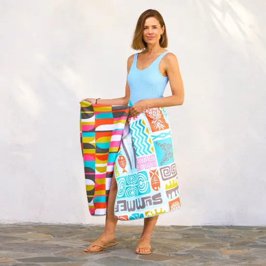 Oahu Breeze Beach and Pool GO BIG Towel {2}