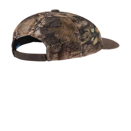 Port Authority&reg; Pigment Print Camouflage Mesh Back Cap M B up Country/Brown {2}