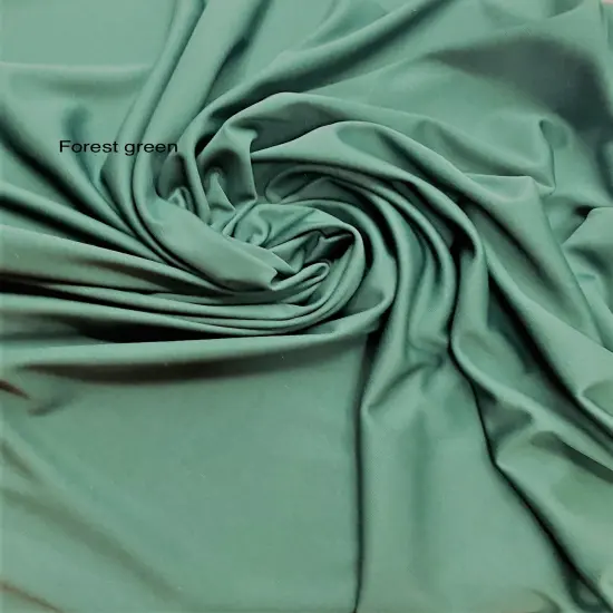 1 Yard Forest Green Scuba Knit Stretch Fabric for Sewing Apparel Costumes Dresses Crafts 59&Prime;-60&Prime; Wide {1}