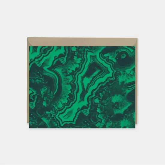 Malachite Green Luxe Note Cards {1}