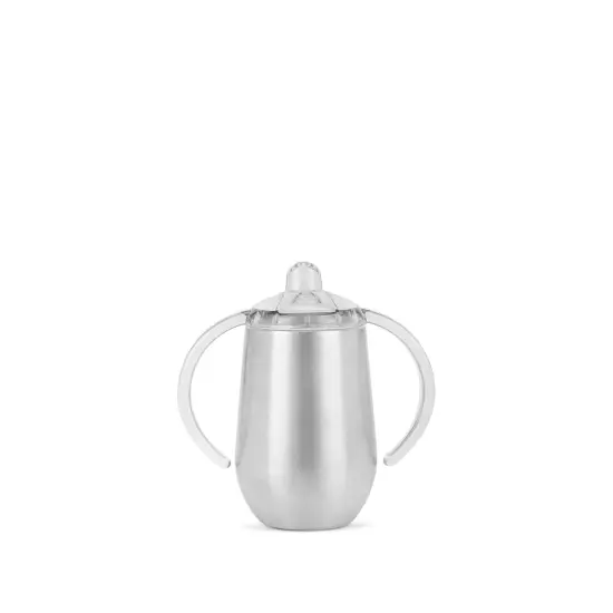 8 oz Stainless Steel Sippy Cup {6}