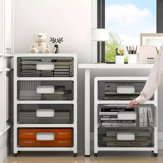 6 Tiers Detachable Storage Box/Plastic Office Sorting Cabinet/Desktop Organizer {4}