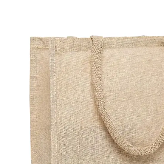 Practical Natural Jute Bag 11 3/4" x 4 3/4" x 13 7/8" {5}