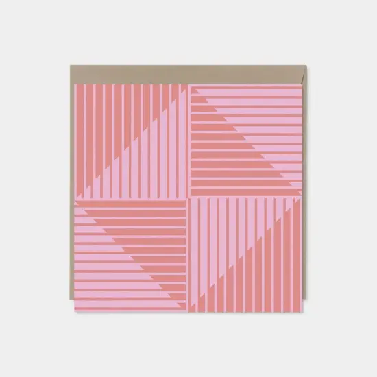 Pastel Geo Stripe Card III {1}
