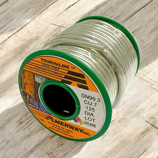 AMERWAY TOURMALINE Lead-Free Solder for Stained Glass (1 LB Spool) {3}