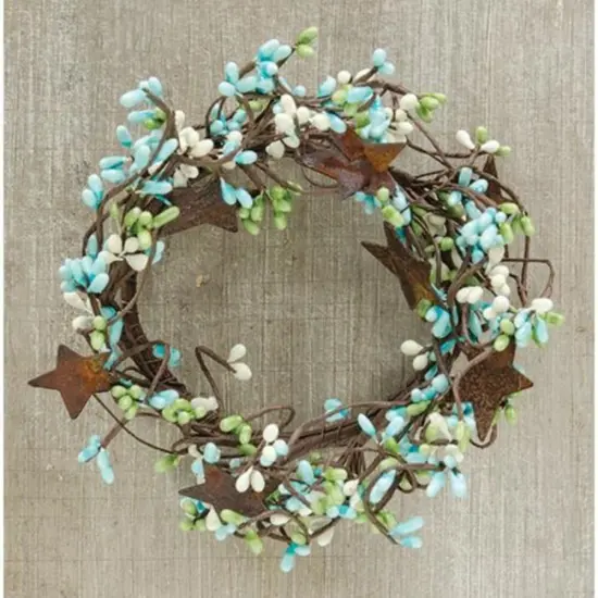 Pip Berry Ring With Star, 4" Blue {1}