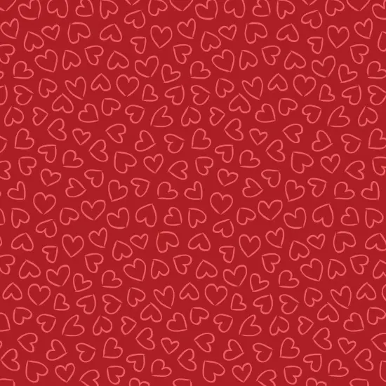 Hearts Drawing Gift Wrap {2}