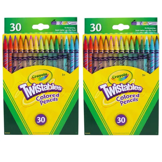 Twistables&reg; Colored Pencils 30 Per Box, 2 Boxes {1}