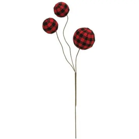 Buffalo Gingham Ball Pick 14" {1}