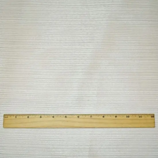 Pearl White Semi-Sheer Slubbed Drapery Fabric By the Yard {2}