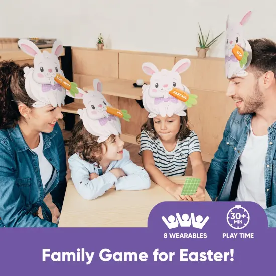 Big Dot of Happiness Spring Easter Bunny Guessing Game, Fun Easter Games for Kids and Adults, Family Guess Who Game, Holiday Party Games, Set of 8 {3}