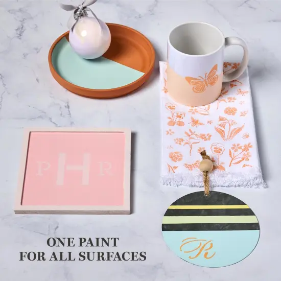 Martha Stewart&trade; Hushed Hues - Multi-Surface Satin Paint Set - 12 pc. - 68662 {3}