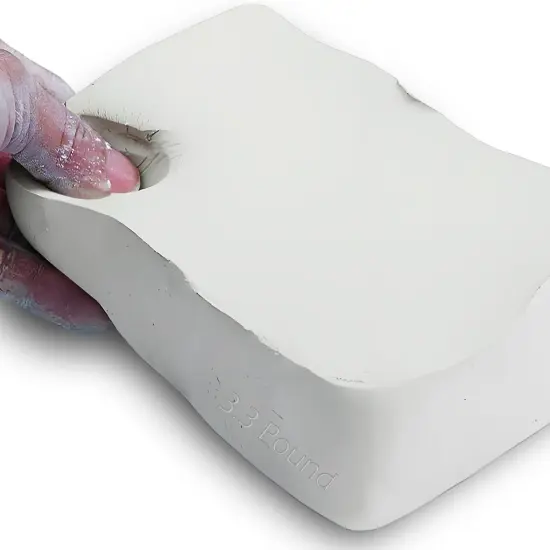 Stone Air Dry Modeling Clay 3.3LBS, for Sculpting, Wheel Throwing, Hand Building, All-Purpose Modeling Clay (White) {1}