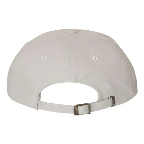 YP Classics&reg; Peached Cotton Twill Dad Hat Light Grey {2}