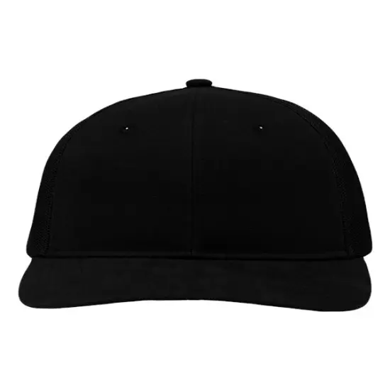 Sportsman&reg; Modern Six Panel Trucker Fit Cap Black/ Black {1}