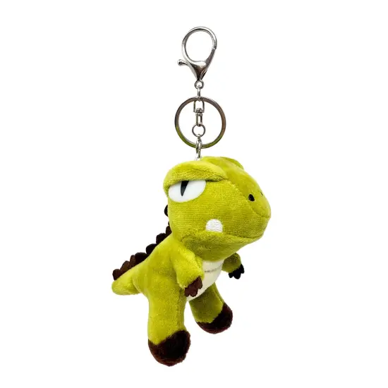 Wrapables Cute Plush Keychain Pendant Charm for Bag, Dinosaur {1}