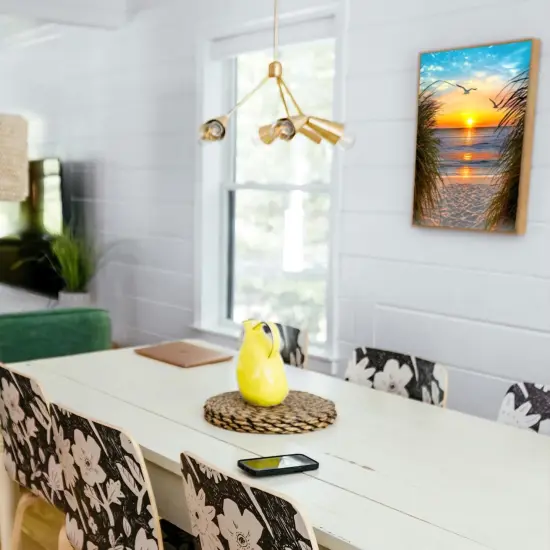 Beach Sunset Oil Acrylic Painting Crafts Number (16x20Inch) {5}