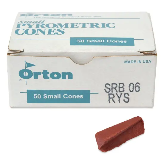Orton Small Pyrometric Cones, Cone 06 - Box of 50 {1}