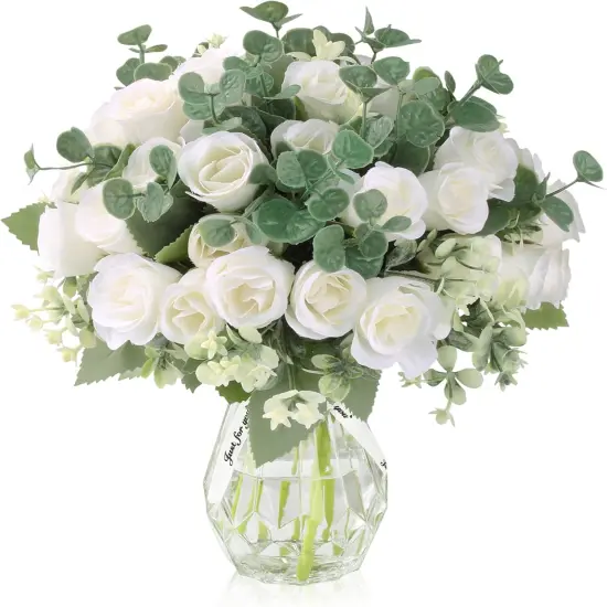 Elegant Arrangement-Bouquets with Vase for Home Decor {5}